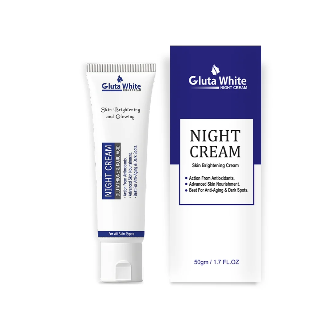 Gluta White Night Cream Skin Brightening 50G