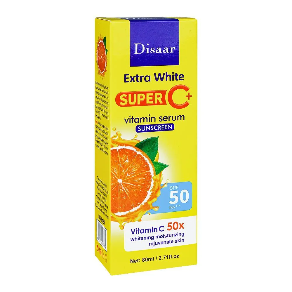 Disaar Sunsreen Extra White C+ Spf 50 80ML