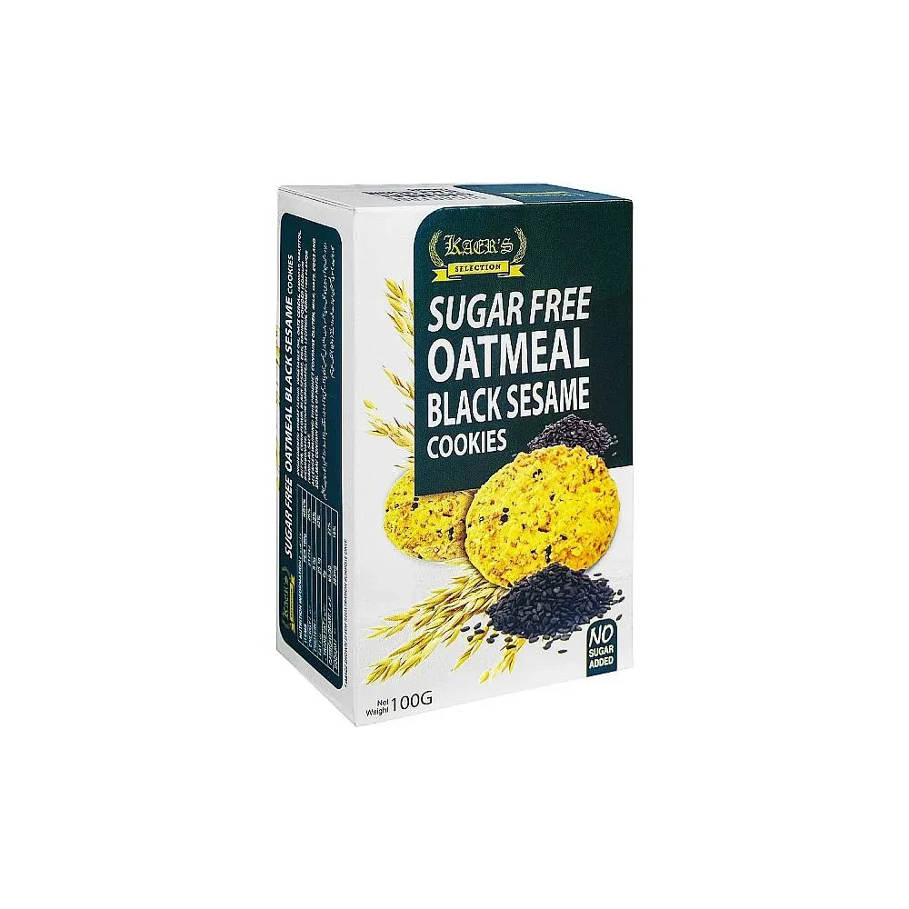 K.Rochers Biscuits Sugar Free Oatmeal Black Sesame 100G