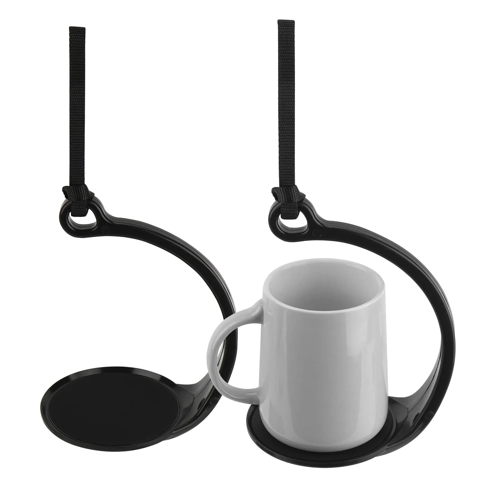 Tea Cup Tray 2 Pack Black