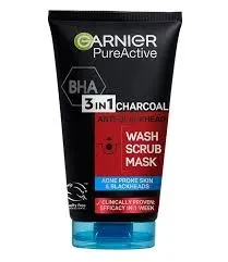 Garnier Face Wash 3 IN 1 Pure Active Charcoal 150ML