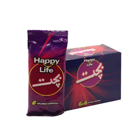 Happy Life Bachat Pack Colored Condoms 6S