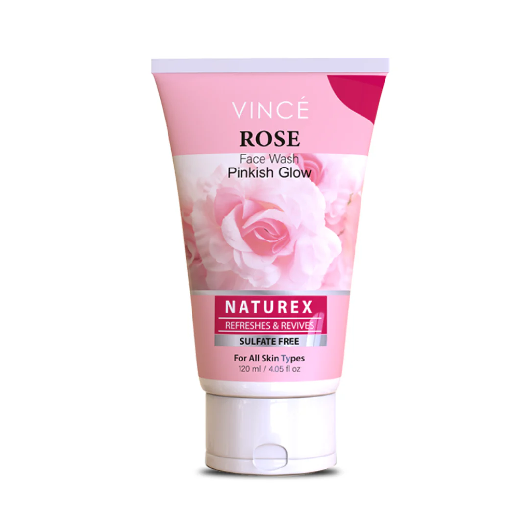 Vince Face Wash Rose Pinkish Glow 120ML