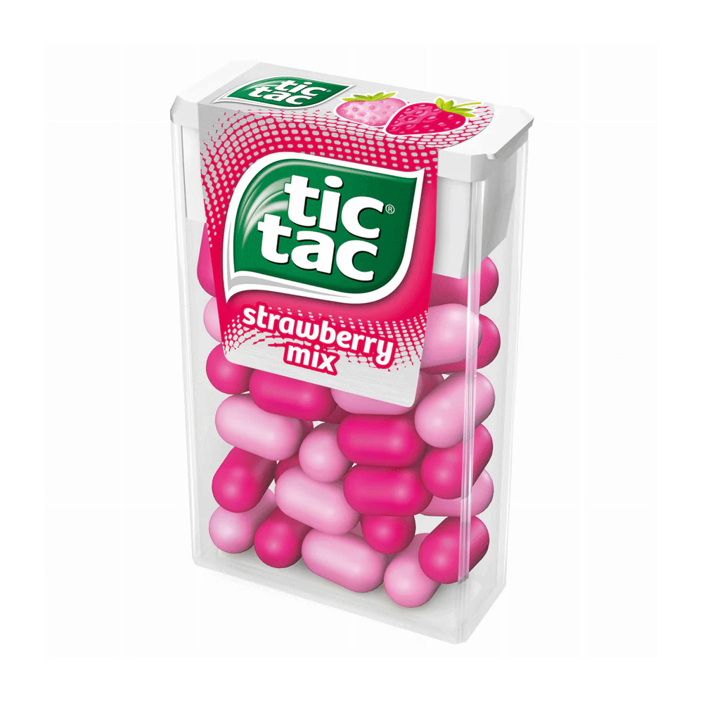 Tic Tac Chewy Strawberry Mix 18G