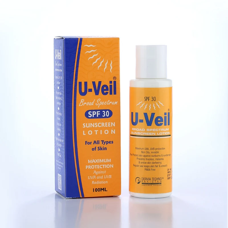 U Veil Sunscreen Lotion Broad Spectrum SPF 30 100ML