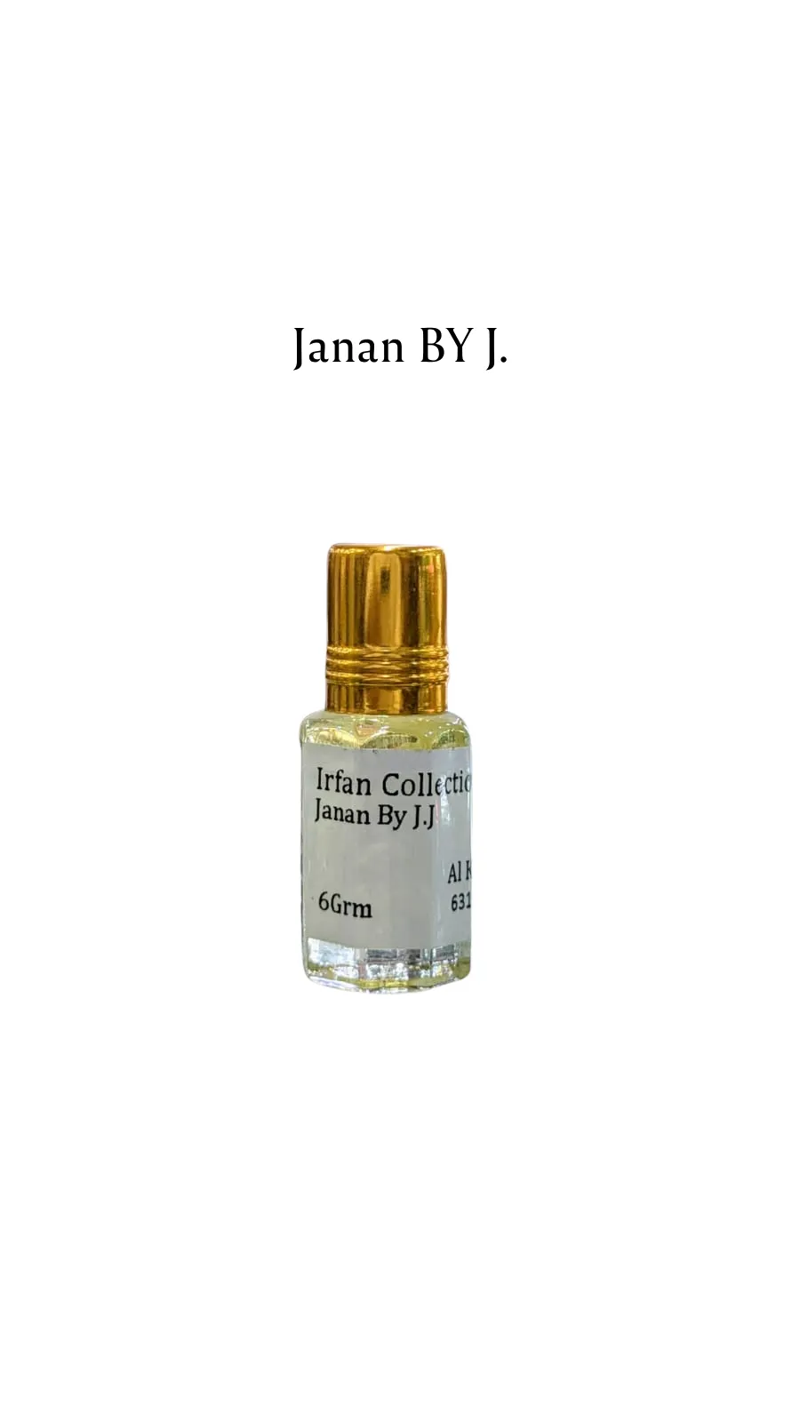 Concentrated Perfume Oil Attar Janan BY J. Special 6ML