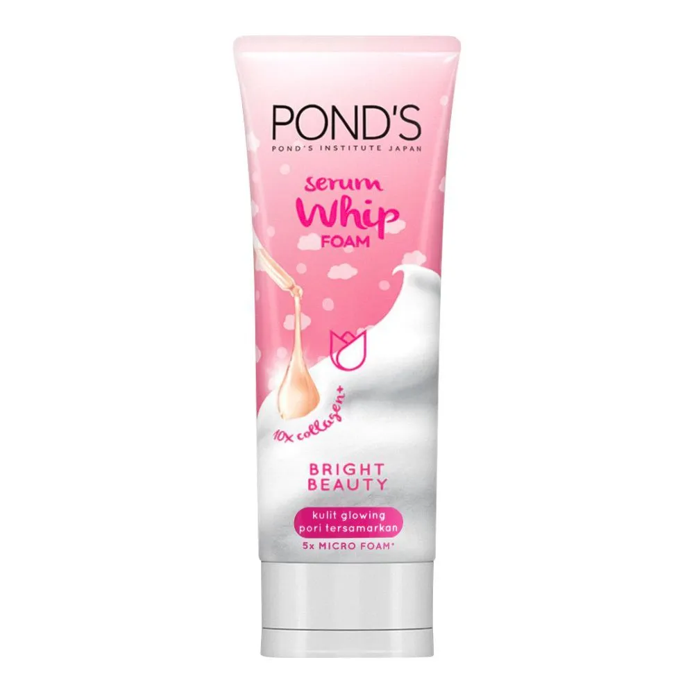 Pond's Face Wash Bright Beauty Serum Whip 100G