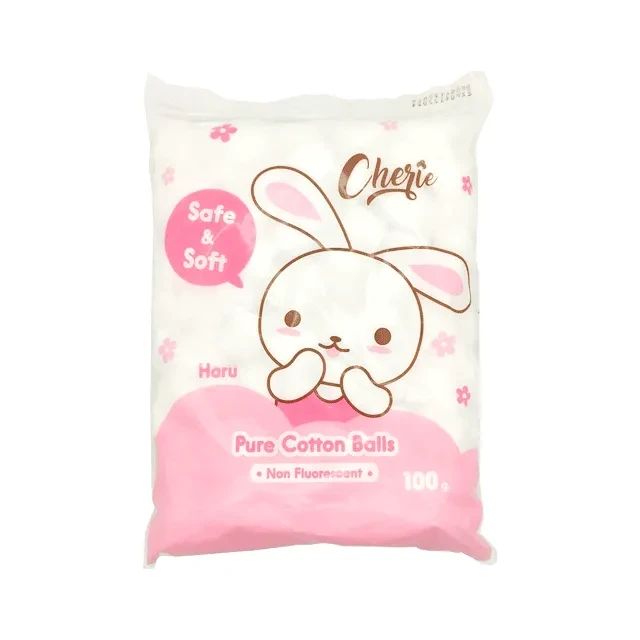 Cherie Pure Cotton Balls 100G