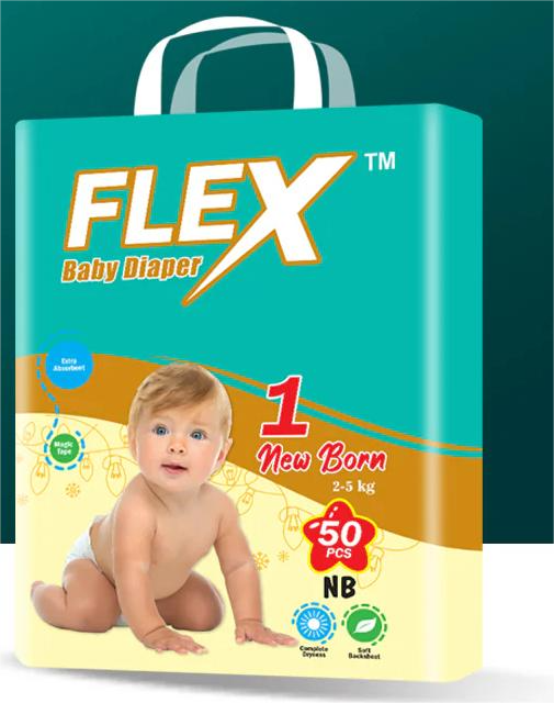 Flexy Baby Diapers 1 2 S 80 P