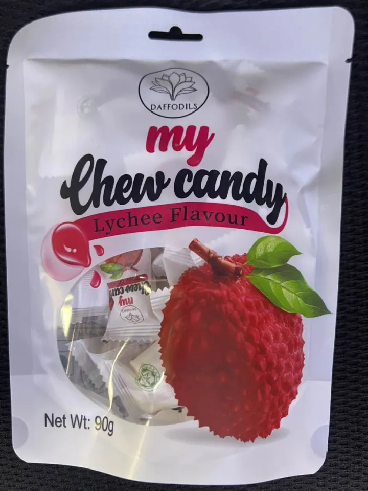 Daffodils My Chew Candy Lychee Flavour 90G
