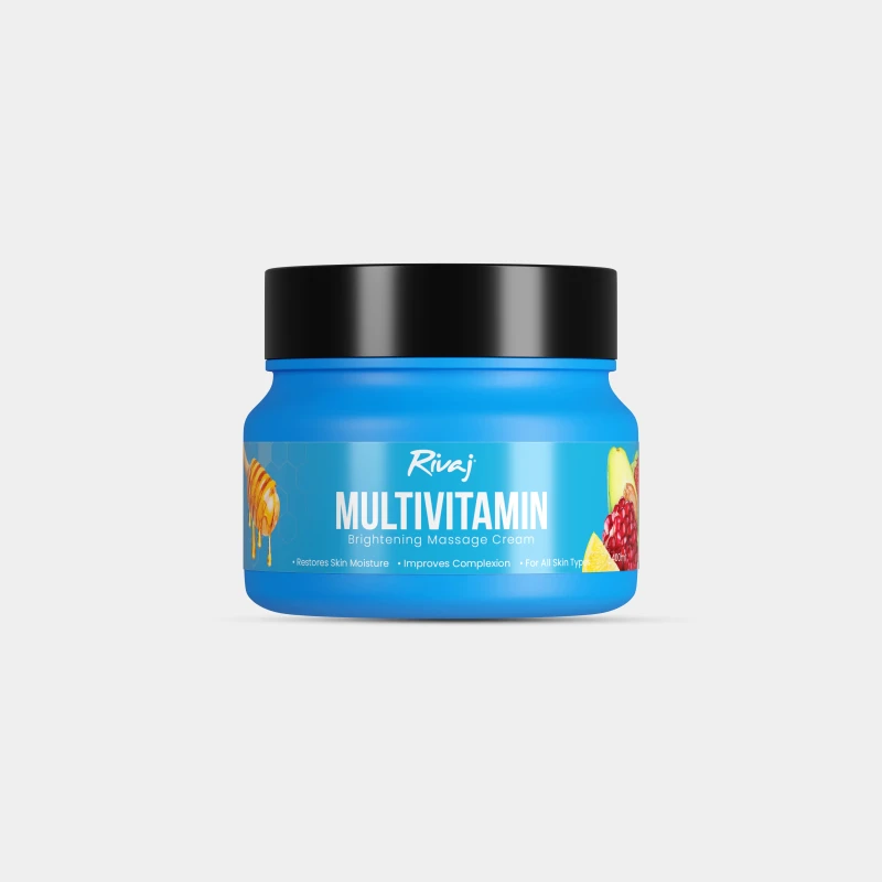 Rivaj Facial Jar Multi Vitamin Massage Cream 400ML