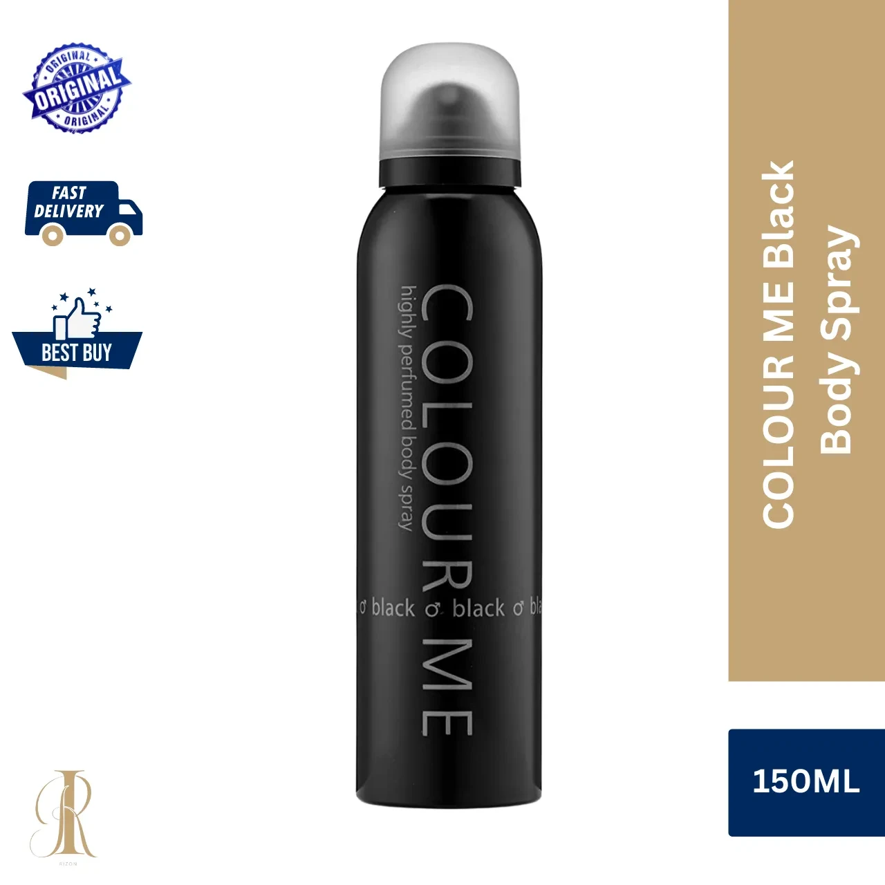Colour ME Deodorant Body Spray Black 150ML