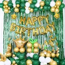 Birthday Celebration Ballon 10pcs Green