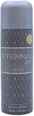 Eternal Love Deodorant Body Spray Men Gray 200ML
