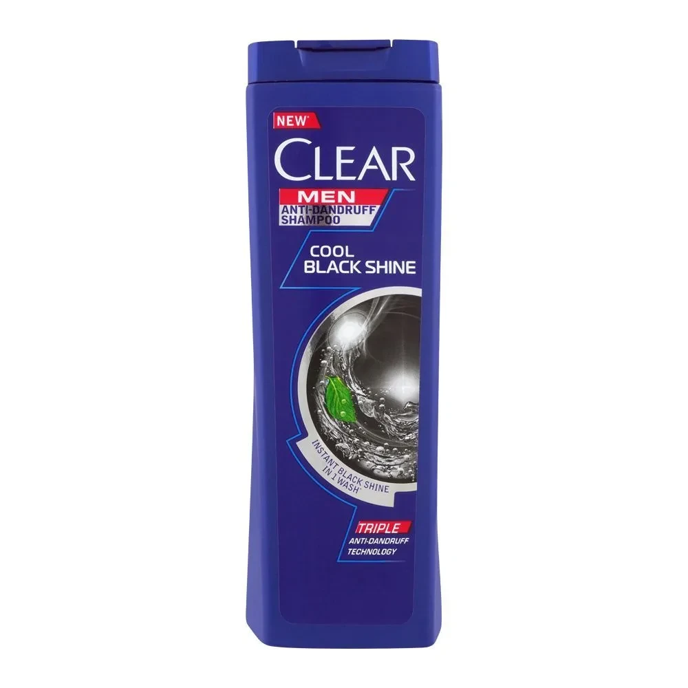 Clear Shampoo Men Cool Black Shine Pk 380ML
