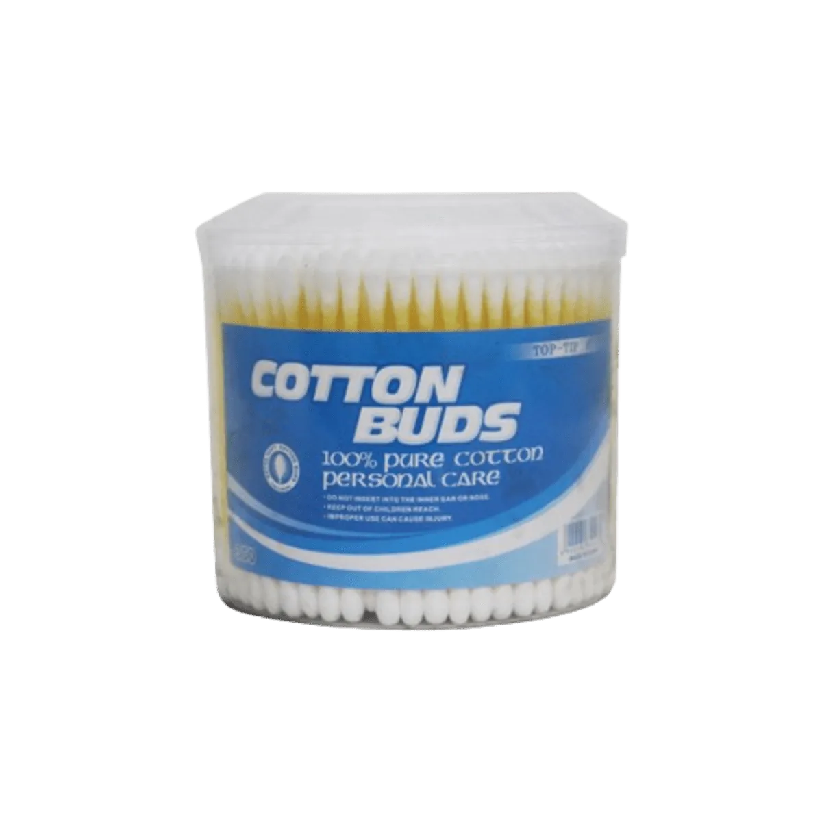 Top Tips Cotton Buds Plastic Can 300Pcs