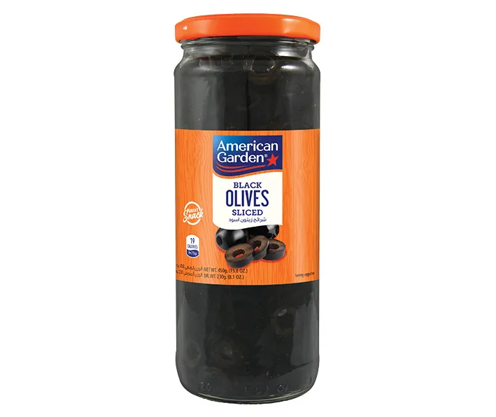 American Garden Olives Black Sliced 450G