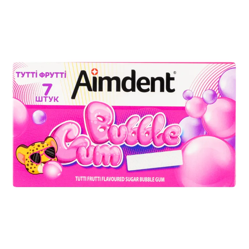 Aimdent Gum Sugar Free Tutti Frutti 7S