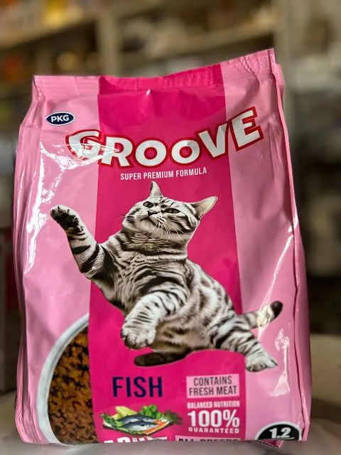 Groove Cat Food Fish 450G