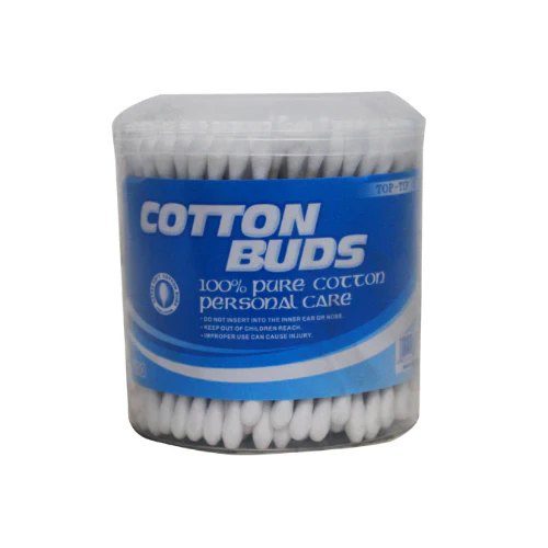 Top Tips Cotton Buds Plastic Can 200Pcs