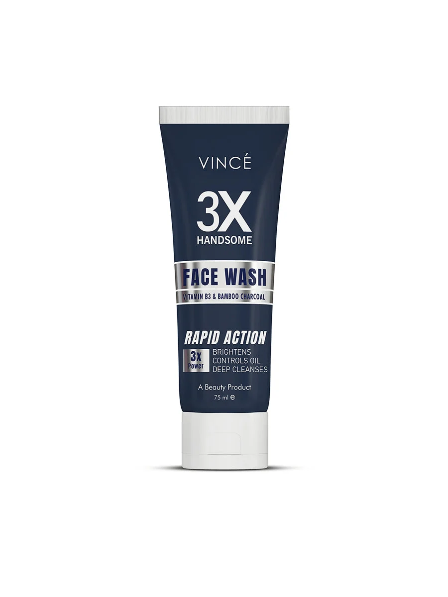 Vince Face Wash 3X Handsome Rapid Action 75ML