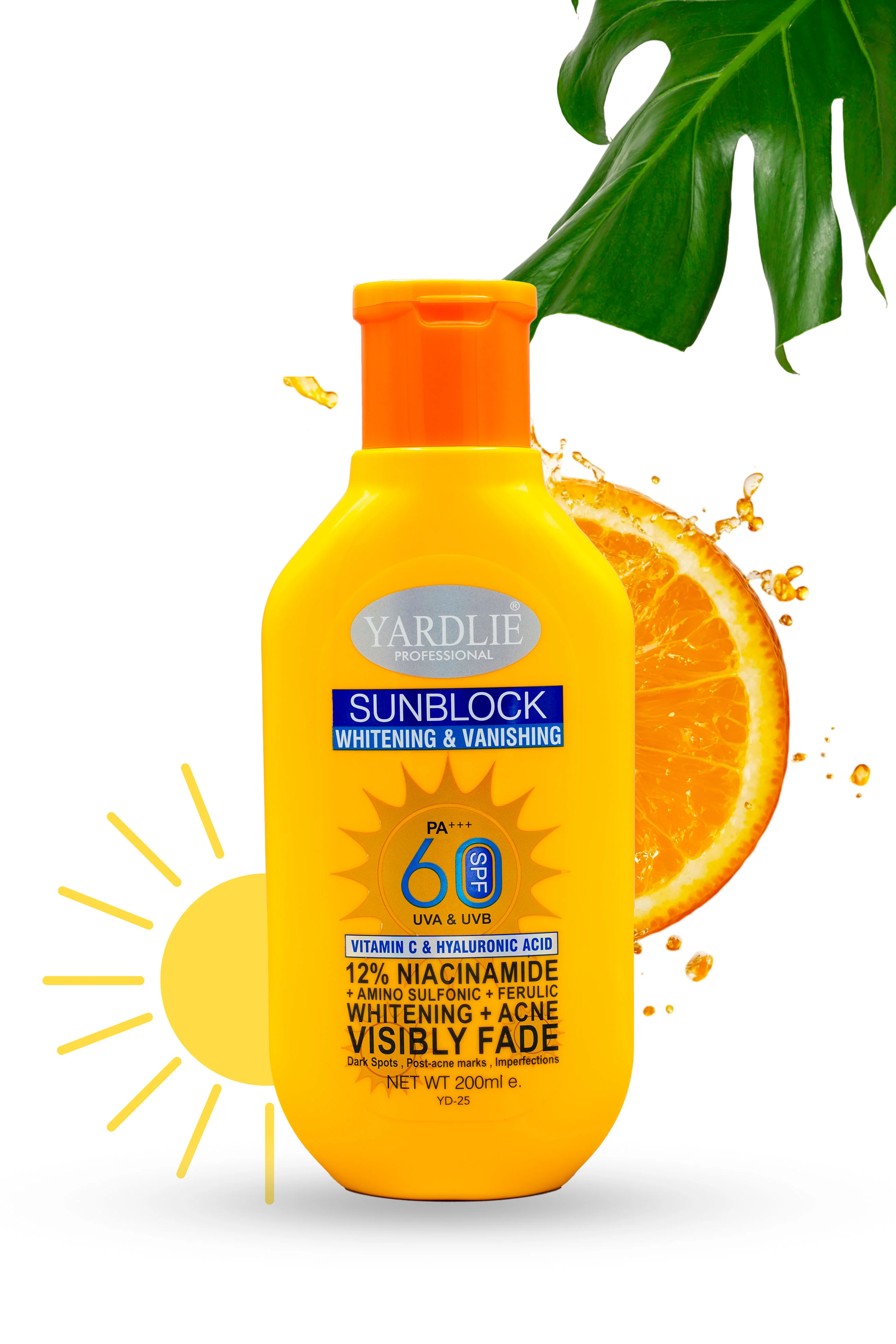 Yardlie Sunblock SPF 60 200ML YD-25