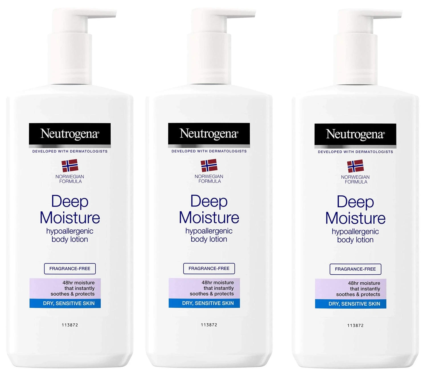 Neutrogena Deep Moisture Norwegian Formula Set 3S