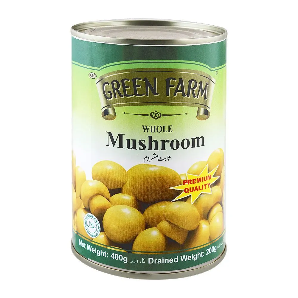 Green Farm Mushrooms Whole 400G