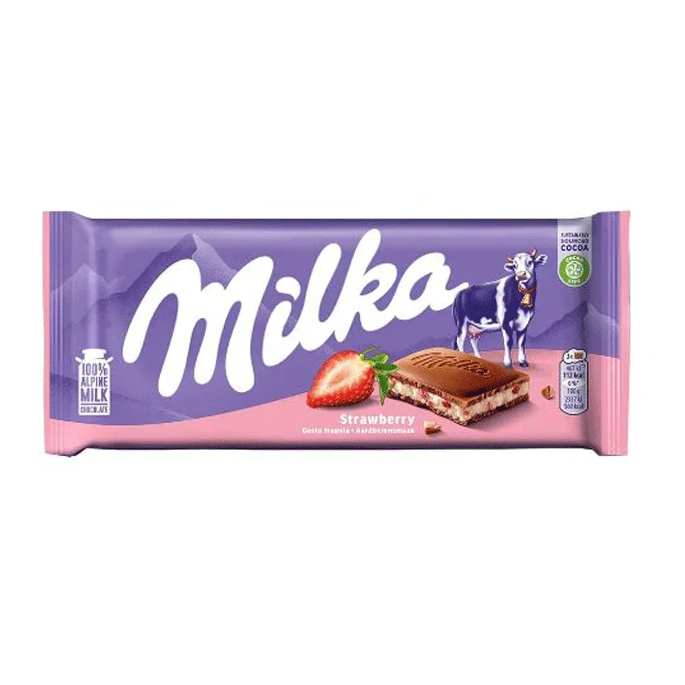 Milka Chocolate Strawberry And Yoghurt 100ML