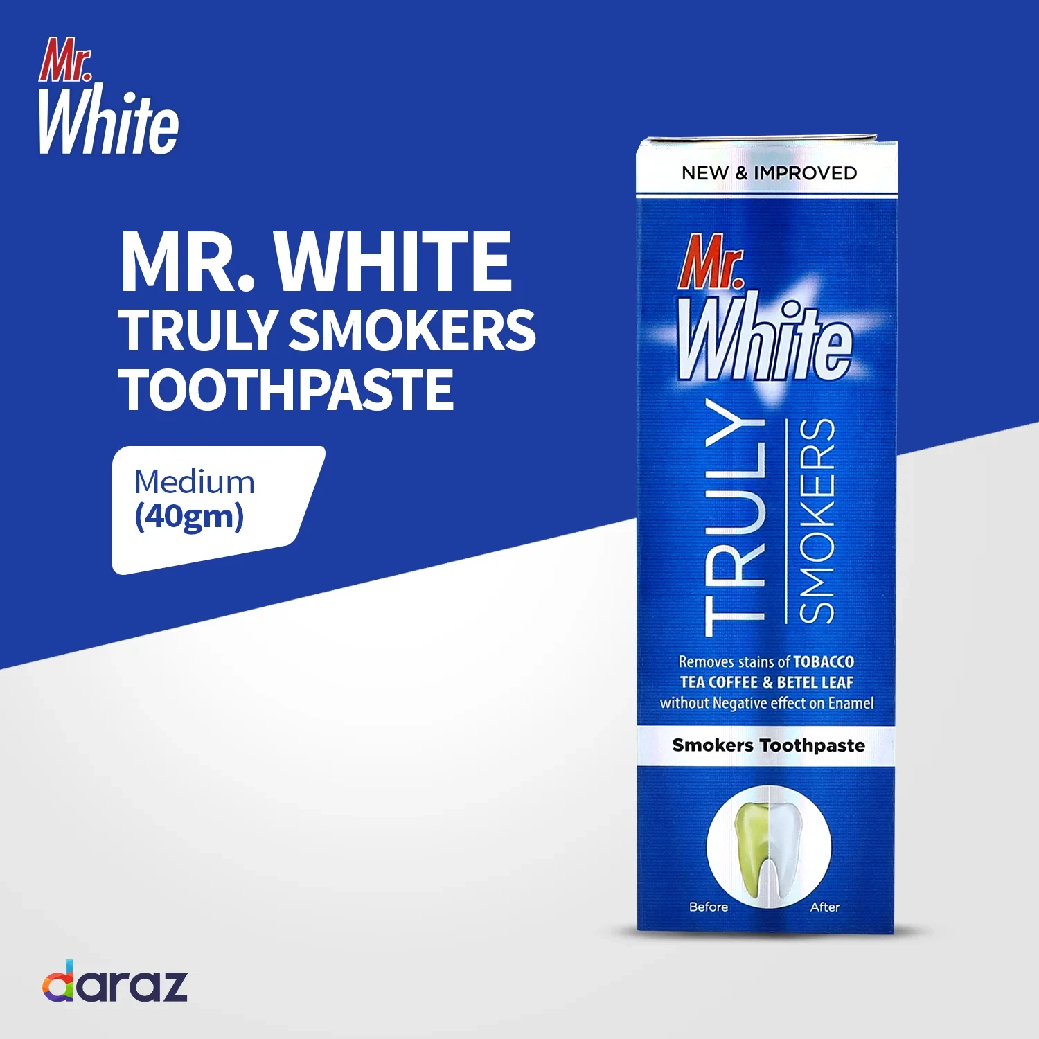 Mr White ToothPaste Truly Smokers 40G