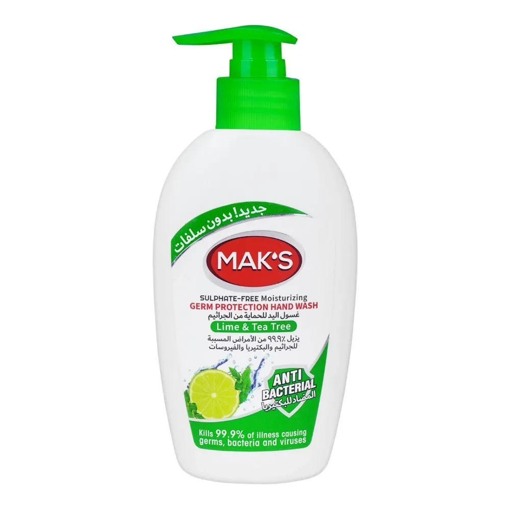 Maks Hand Wash Lime And Tea Tree 250Ml