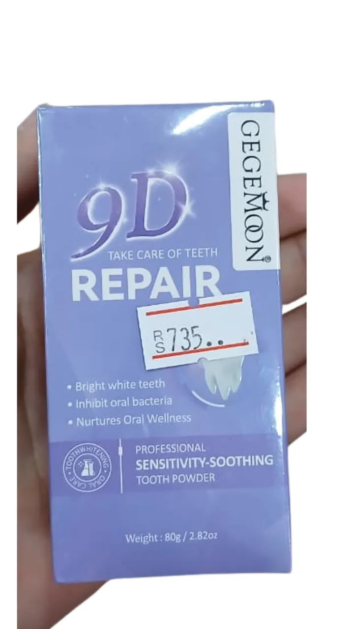 Gegemoon Tooth Powder 9D 80g GM-1277