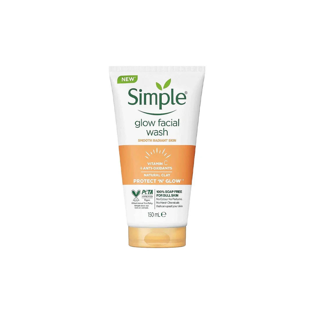 Simple Face Wash Glow Smooth Radiant Skin 150ML