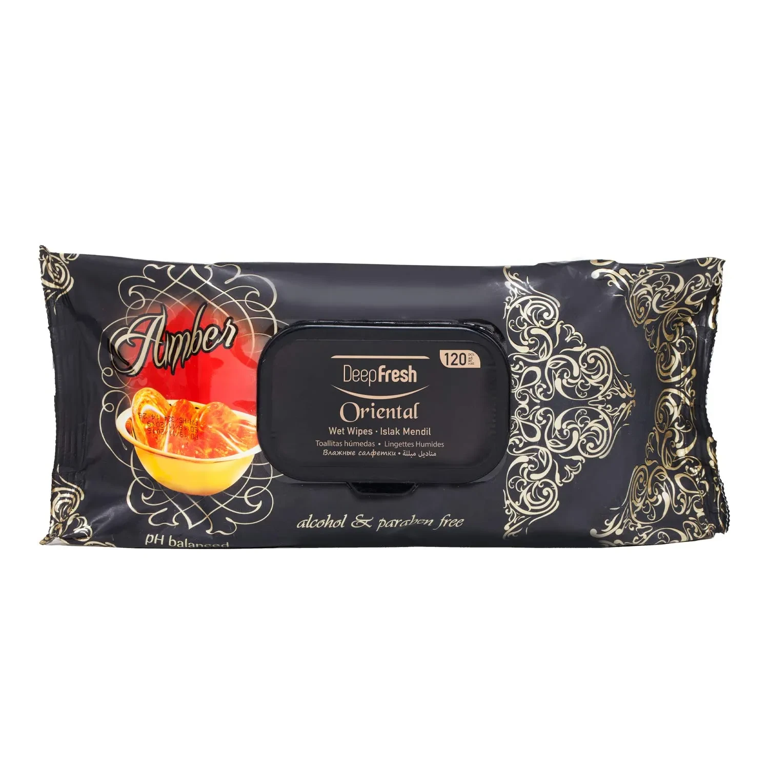 Deep Fresh Wipes Amber 120Pcs
