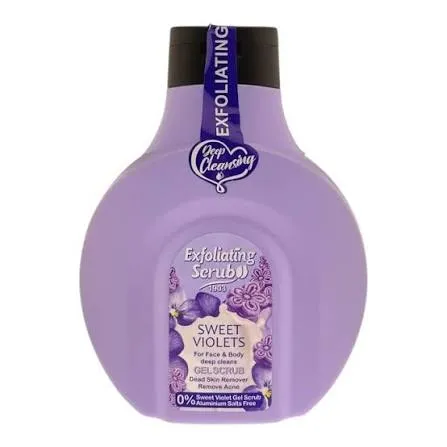 Fruit of The Wokali Exfoliating Scrub Sweet Violets 350ML