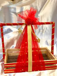 Gift Basket Wooden Handle