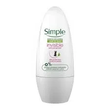 Simple Deodorant Roll On Invisible 50ML