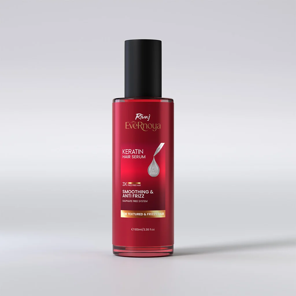 Rivaj Evernoya Hair Serum Keratin Anti Frizz 3X Less Breakage 100ML