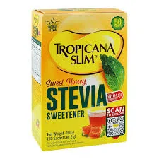 Tropicana Slim Stevia Sweetener Sweet Honey 50 Sachets