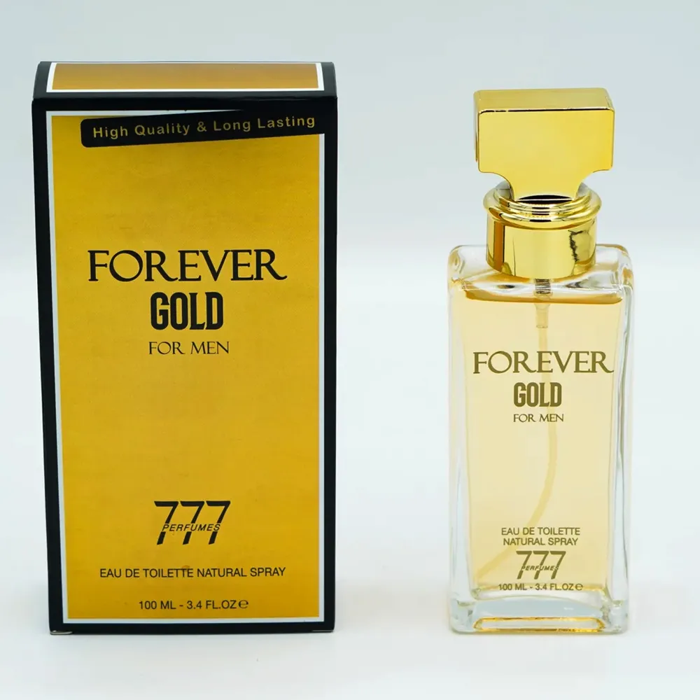 777 Fragrance Eau De Parfum Forever Gold For Men 100ML