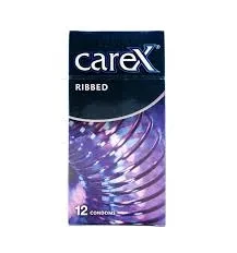 Carex Condom 12Pcs Ribbed