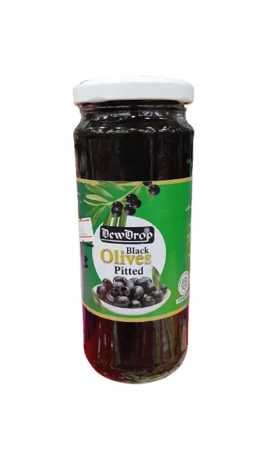 Dewdrop Olives Black Pitted 330g