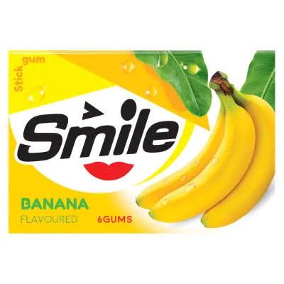 Smile Gum 6S Card Banana