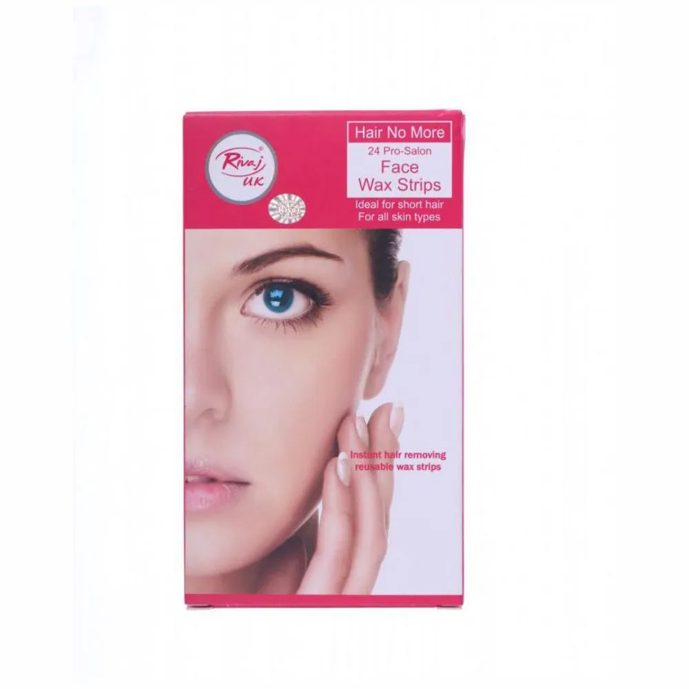 Rivaj Wax Strips 24P Face Pink