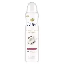 Dove Deodorant Body Spray Dry Caring Coconut 107G