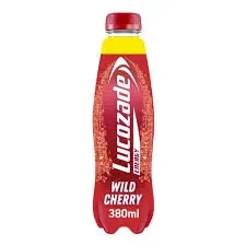 Lucozade Energy Drink Bottle Wild Cgerry 380ML