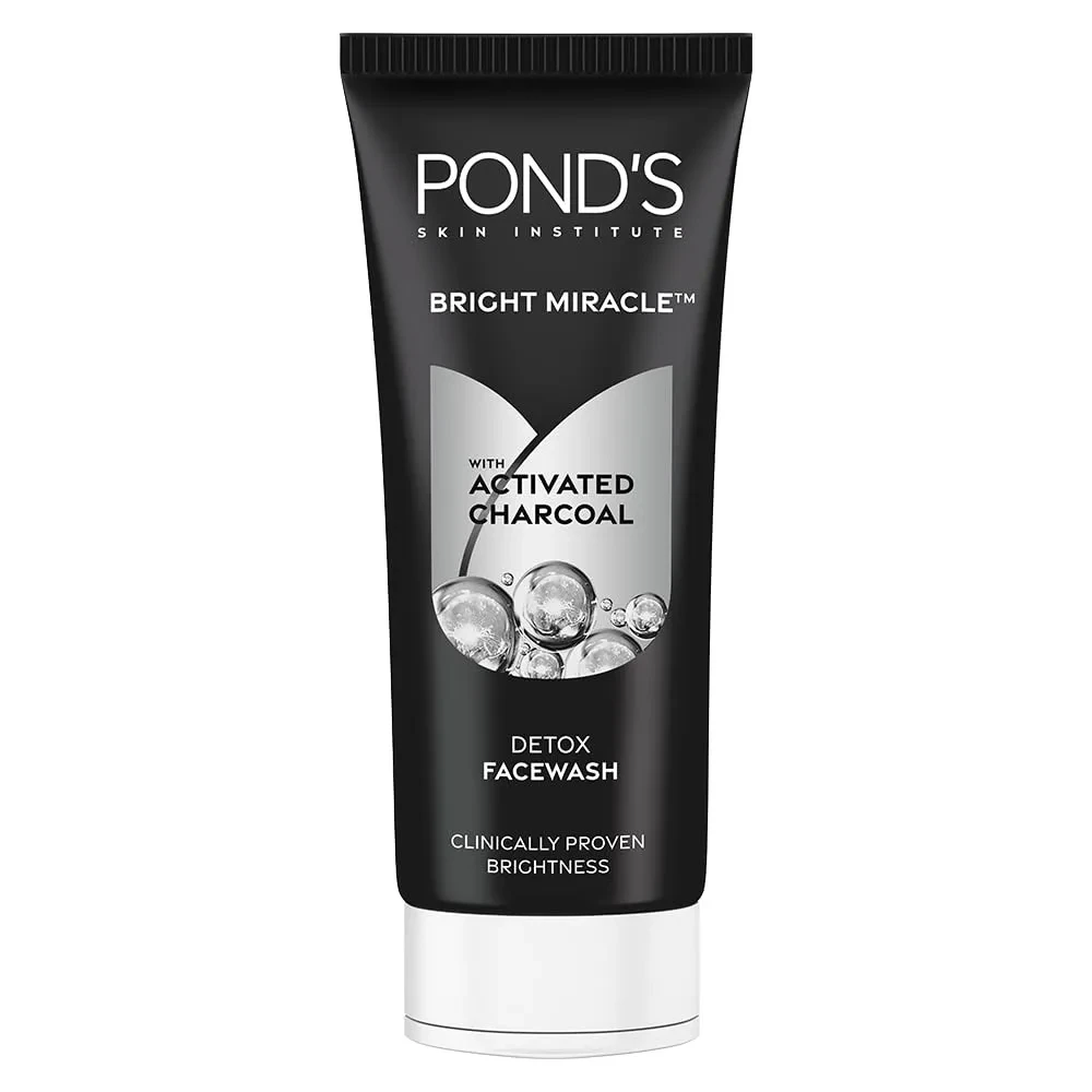 Pond's Face Wash Bright Miracle Activated Charcoal 100G