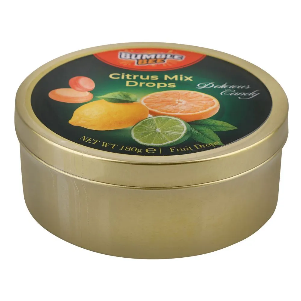 Bumble Bee Candy Citrus Mix Drop Tin 180G