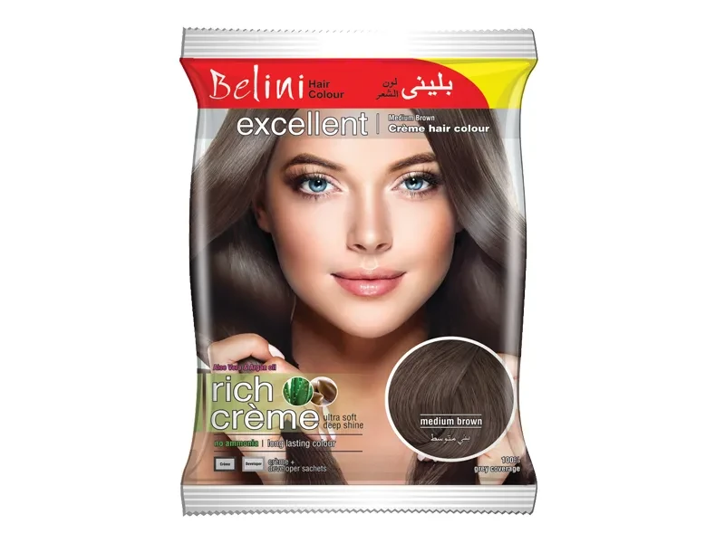 Belini Hair Colour Sachet Medium Brown
