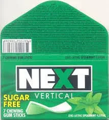 Next Gum Card Pack Peppermint 7P